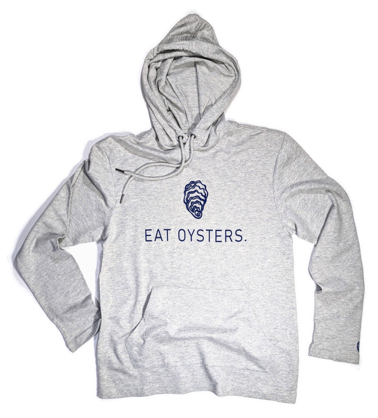 "Eat Oysters" COLO Hoodie - Grey