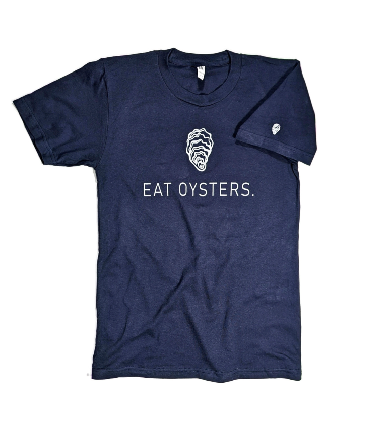 "Eat Oysters" COLO Tee - Blue
